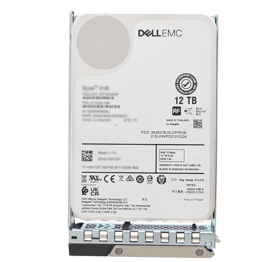 Жёсткий диск для сервера Dell 12TB 7.2K SAS 12Gbps 3.5" Hot-Plug (400-BEKN)