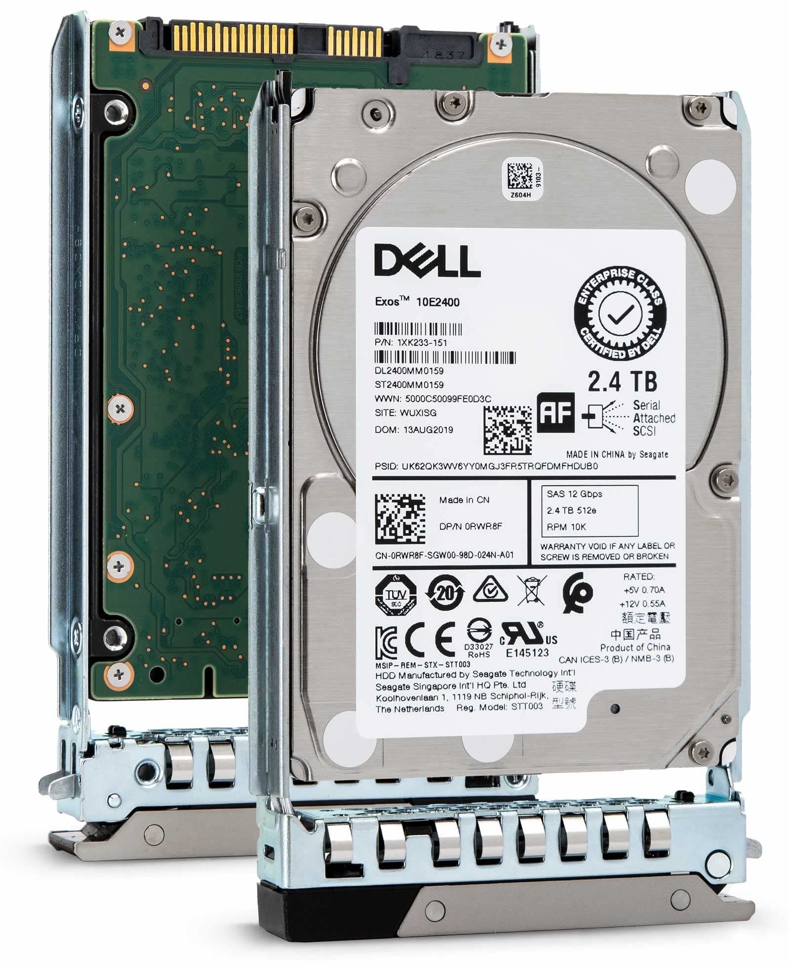Жёсткий диск для сервера Dell 2.4TB 10K RPM SAS ISE 12Gbps 512e 2.5in Hot-plug (401-ABHQ)