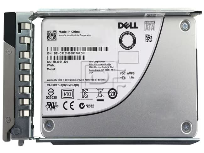 SSD для сервера Dell 7.68TB SAS 24Gbps Read Intensive 2.5" Hot-Plug (345-BFVG)