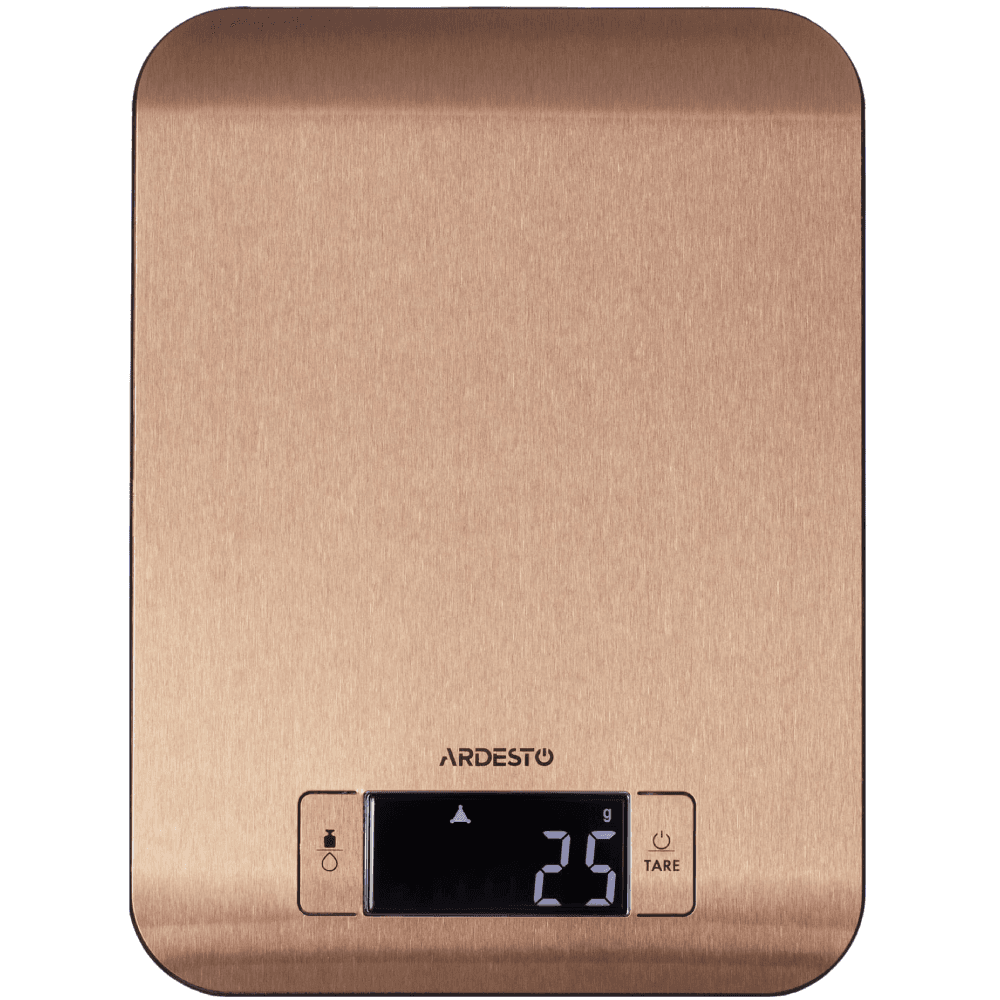 Кухонные весы Ardesto, 5 кг, металлические, бронзовые (SCK-898R)