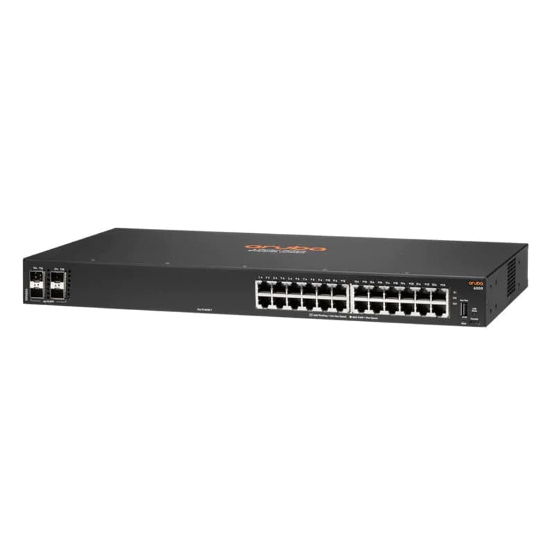 Switch Aruba 6000 24G 4SFP управляемый L2 (R8N88A)