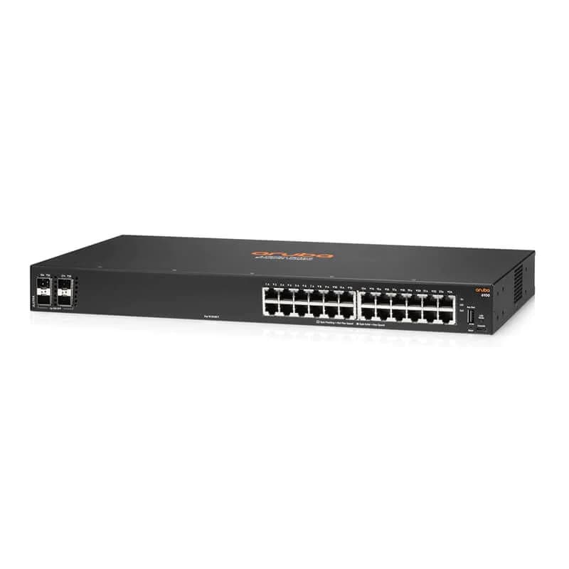 Switch Aruba 6100 24G 4SFP+ управляемый L2 (JL678A)