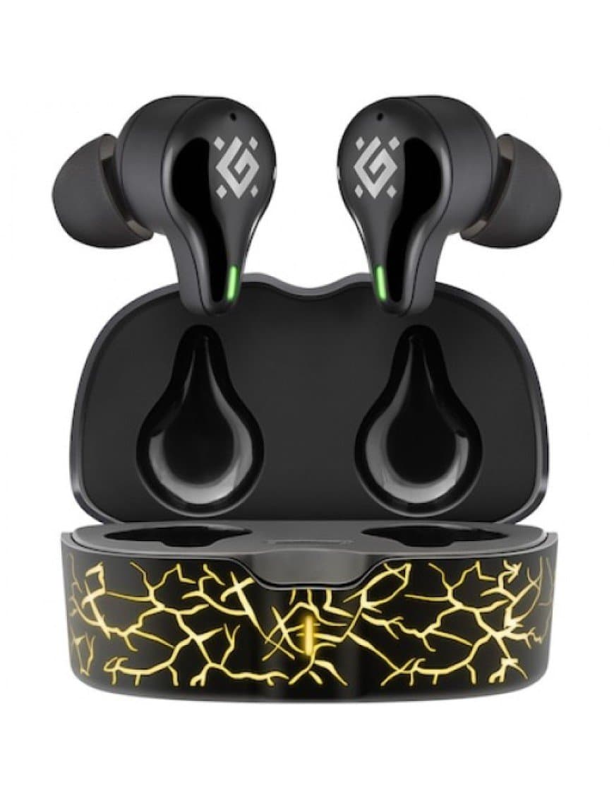 Gaming qulaqlıq CyberDots 250 simsiz, qara, TWS, Bluetooth (63250)