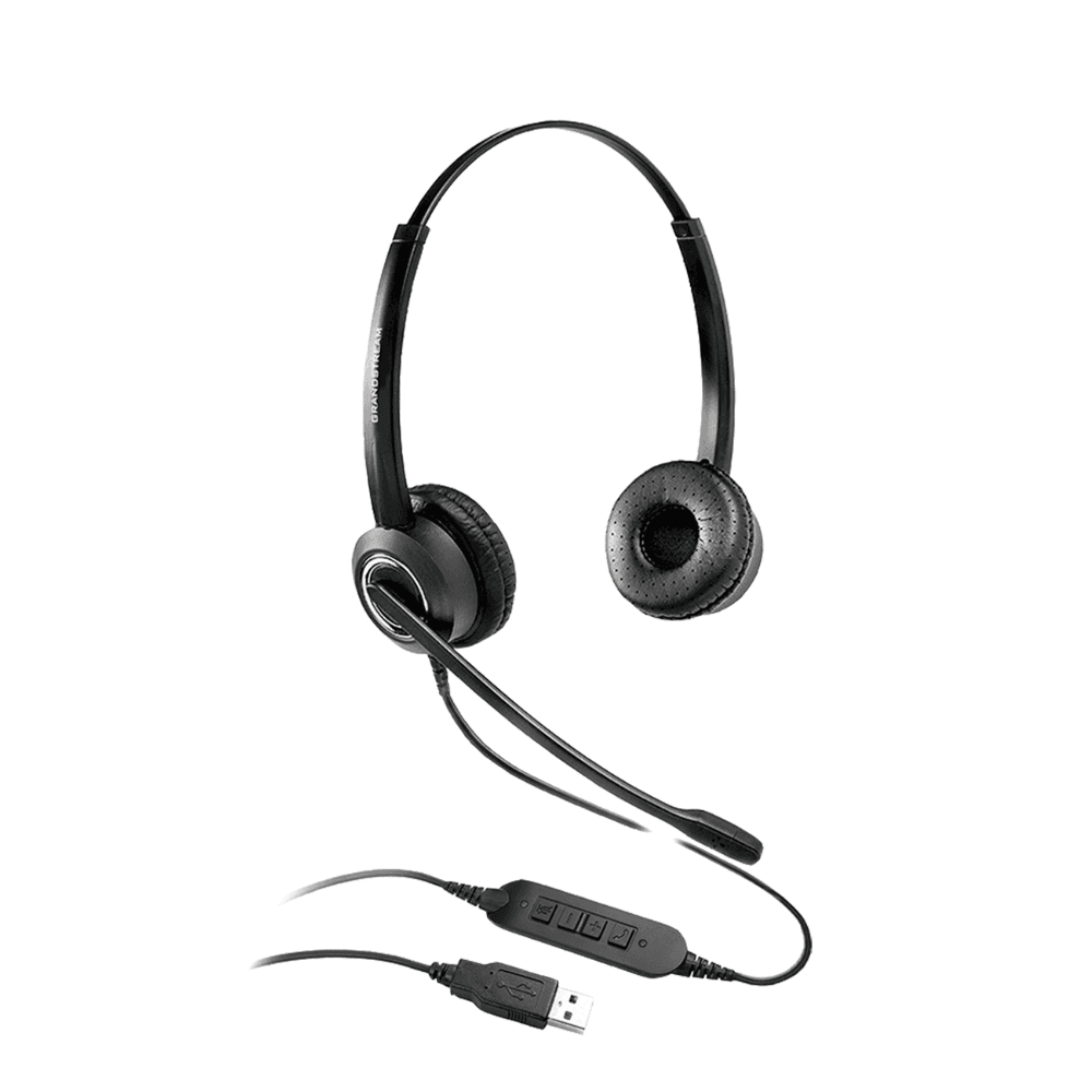 Гарнитура Grandstream GUV3000, USB, с шумоподавляющим микрофоном (968-00026-10A)