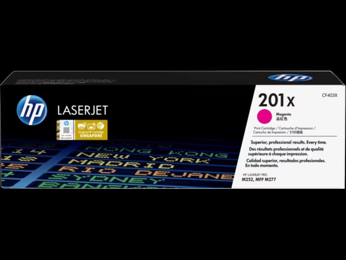 Тонер-картридж HP 201X повышенной ёмкости Magenta LaserJet (CF403X)