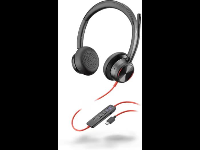 Наушники Poly Blackwire 8225 Stereo Microsoft Teams Certified USB-C +USB-C/A Адаптер (8X225AA)