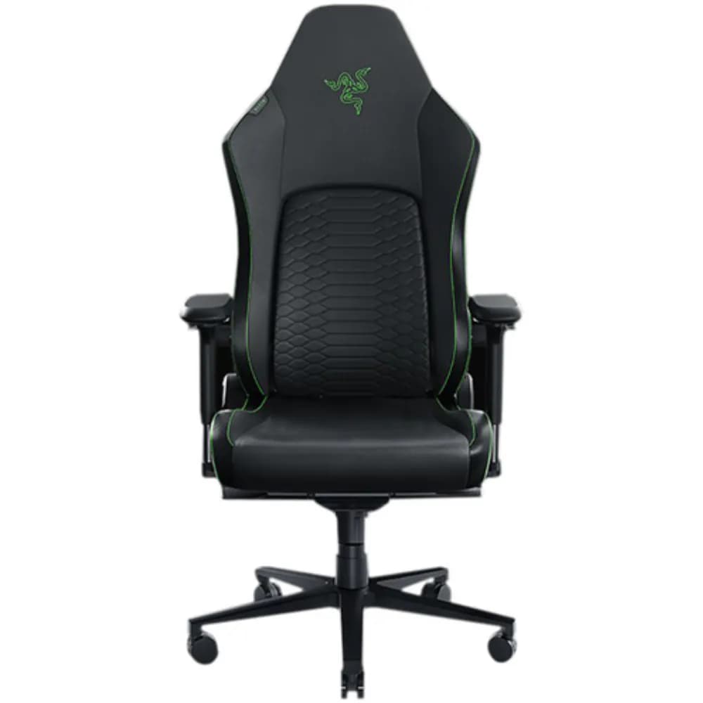 Игровое кресло Razer Iskur V2 EPU Leather, 4D-Armrests, black-green (RZ38-04900100-R3G1)