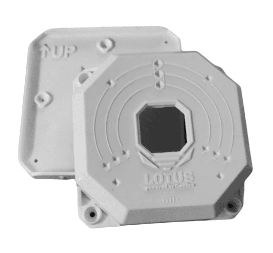 Монтажная коробка для камеры CamBox Lotus JB-411, белая, для улицы