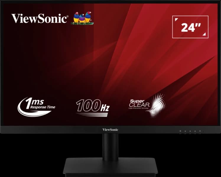 Монитор ViewSonic VA2406-H 23.8" FHD, VGA, HDMI