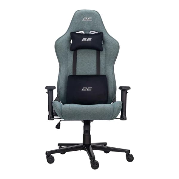 Gaming kreslo 2E BUSHIDO Lite, fabric, 2D-Armrests, dark green (2E-GC-BUS-ESGN)