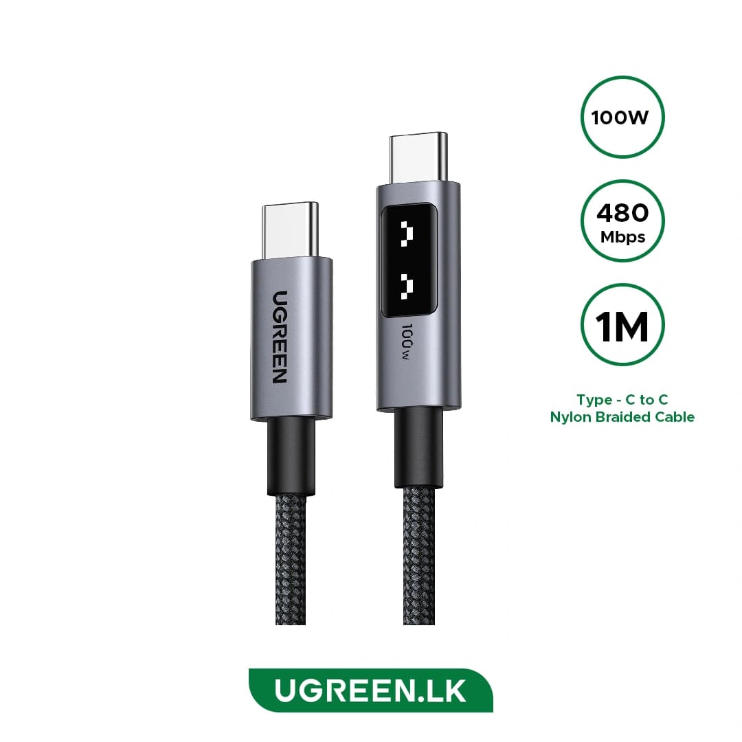 USB-C Кабель Ugreen Uno USB-C – USB-C PD Fast Charging 5A Max 1m (35501)
