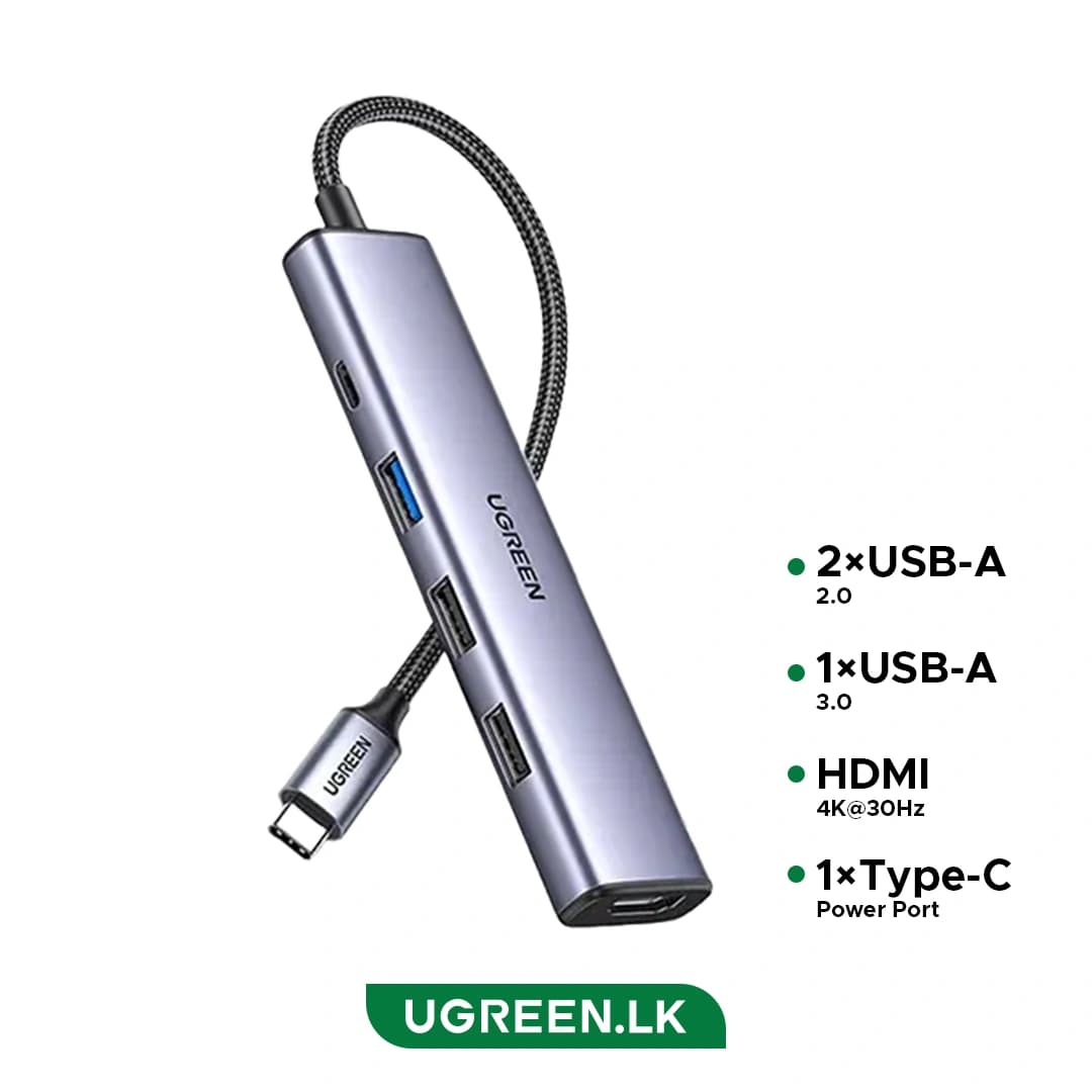 Многофункциональный USB-C адаптер Ugreen (15495)