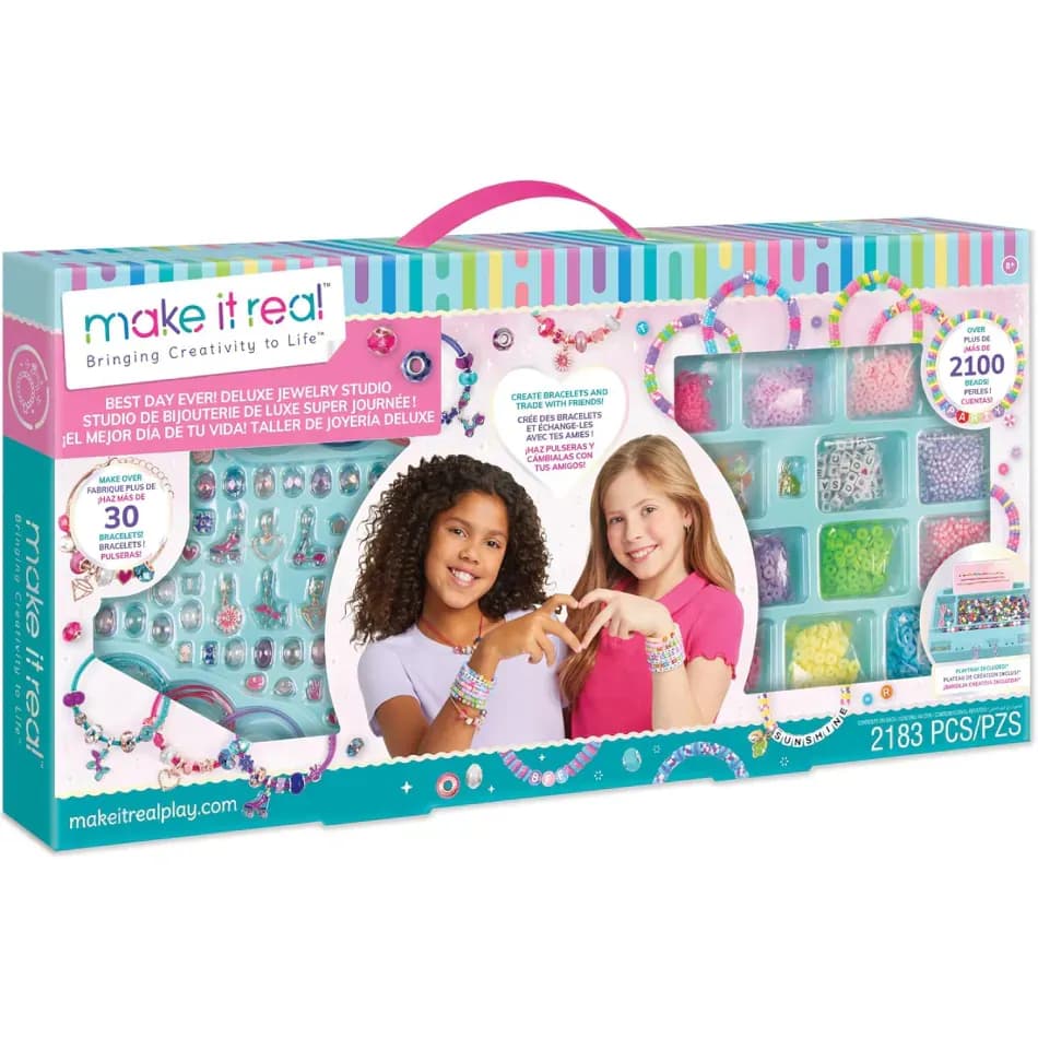 Набор для творчества Make It Real Best Day Ever! Deluxe Jewelry Studio (1803MR)