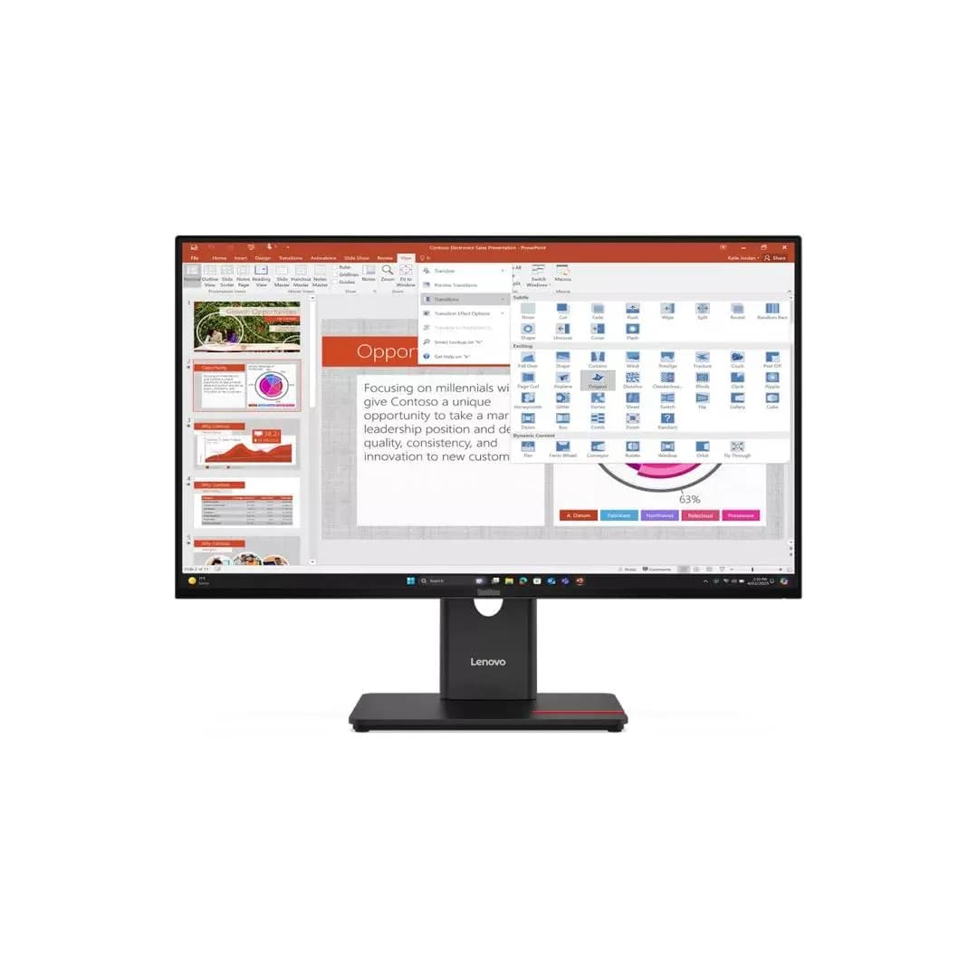 Монитор Lenovo ThinkVision T27-40 27" (1920x1080) IPS 120Hz (64A5MAT6EU)