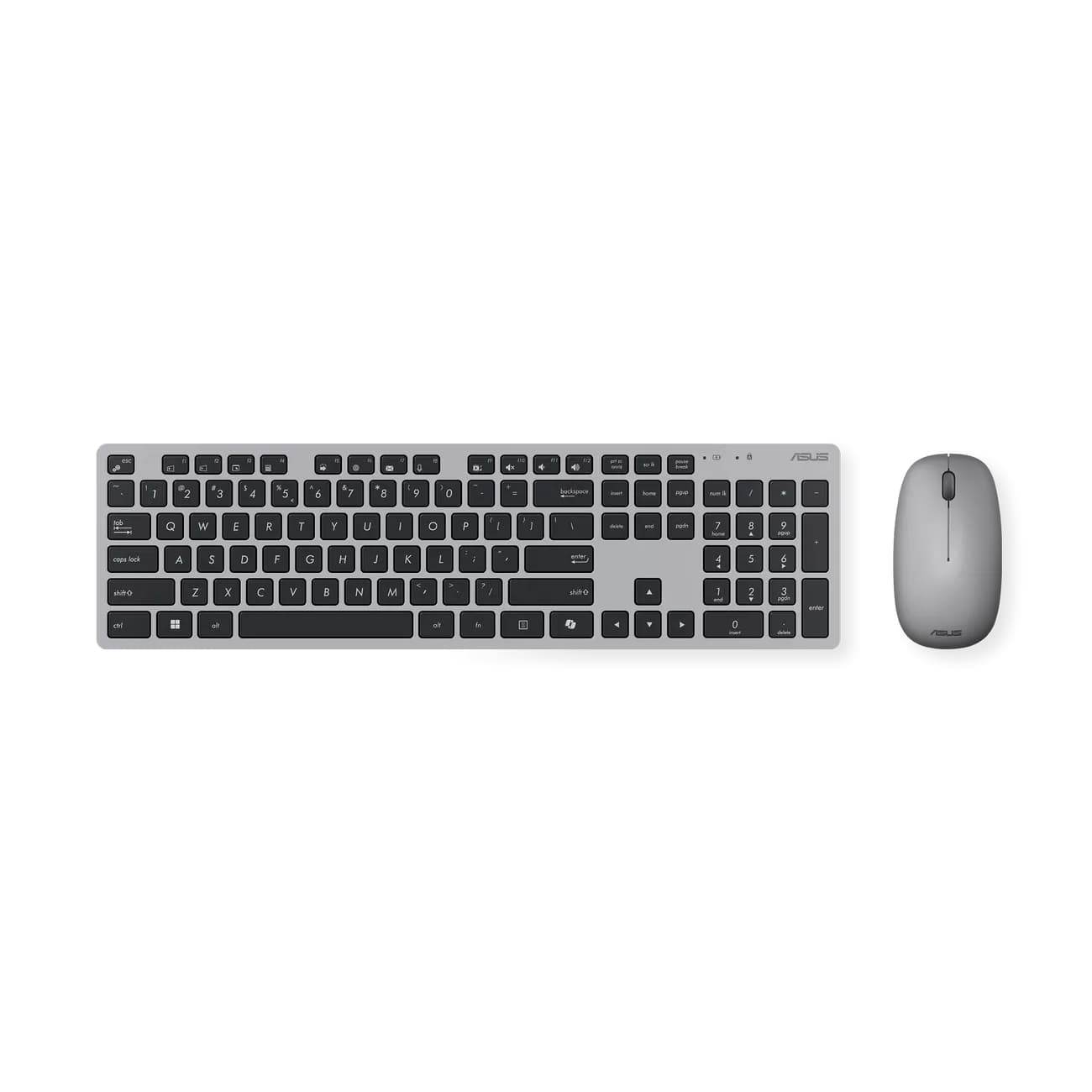 Комплект клавиатура и мышь ASUS W5000 Wireless, Grey (90XB0430-BKM330)