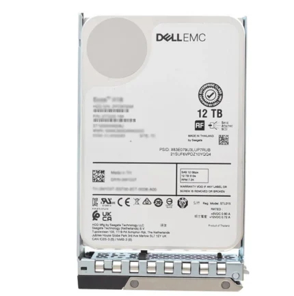12TB 7.2K SAS ISE 12Gbps 512e 3.5in Hot-Plug Hard Drive, CUS Kit (400-BEKN)
