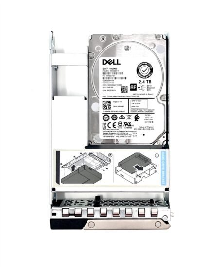 2.4TB 10K RPM SAS ISE 12Gbps 512e 2.5in Hot-plug Hard Drive 3.5in HYB CARR CK (401-ABHS)