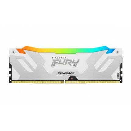 48GB (24GB x2) Kingston FURY Renegade RGB KF588CU42RWAK2-48 DDR5 8800MT/s Memory CUDIMM - Silver/White