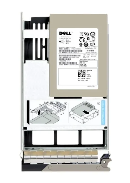 7.68TB SSD up to SAS 24Gbps ISE RI 512e 2.5in with 3.5in HYB CARR 1WPD, CK (345-BFYM)