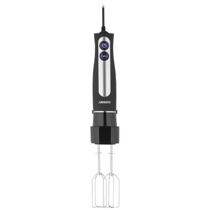 ARDESTO Blender submersible 800W, 3in1, bowl-600ml, chopper-500ml, black-silver2