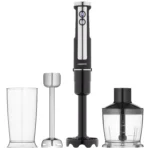 ARDESTO Blender submersible blender 1000W, 3in1, bowl-600ml, chopper-500ml, black-silver (HBG-1000BCHP)