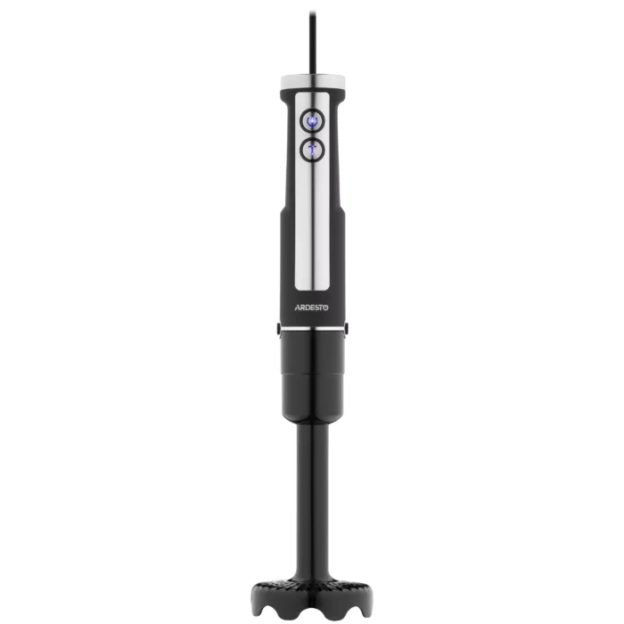 ARDESTO Blender submersible blender 1000W, 3in1, bowl-600ml, chopper-500ml, black-silver (HBG-1000BCHP)2