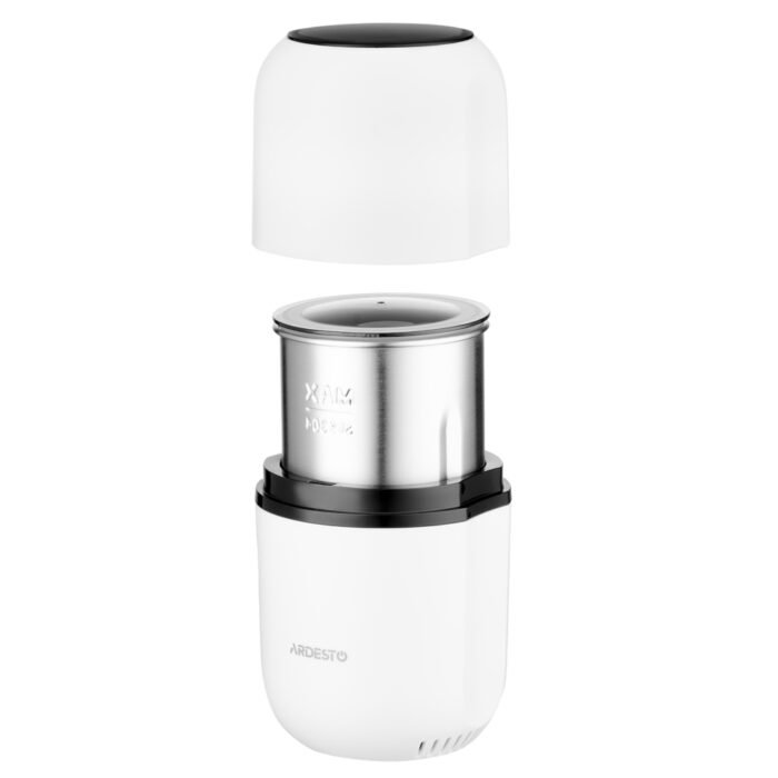 ARDESTO Coffee grinder rotary 150W, grain volume-80g,plastic, white (KGC-1508W)4