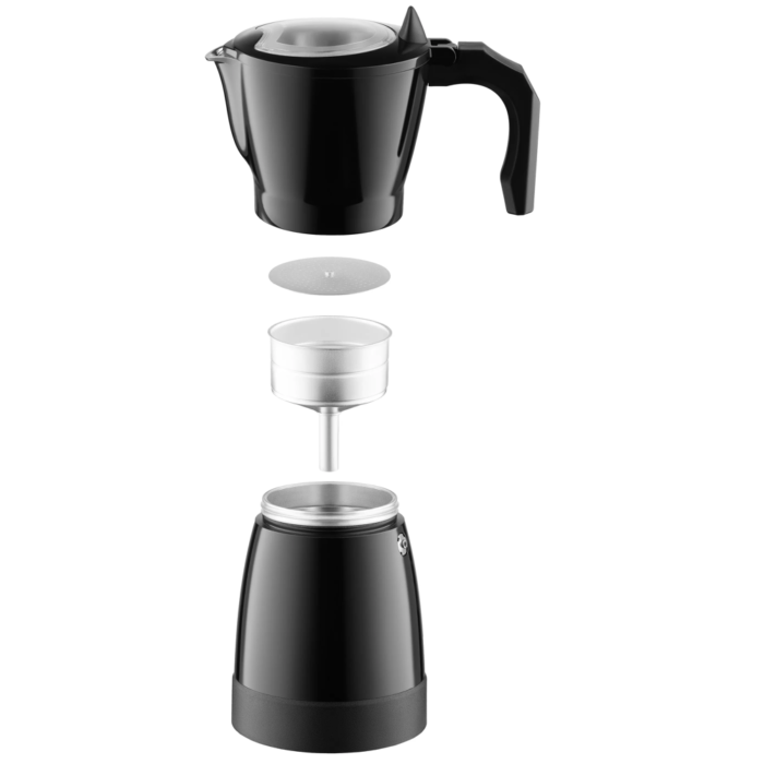 ARDESTO Coffee maker electric moka pot. 0.3l, ground, black (CMM-X300B)2