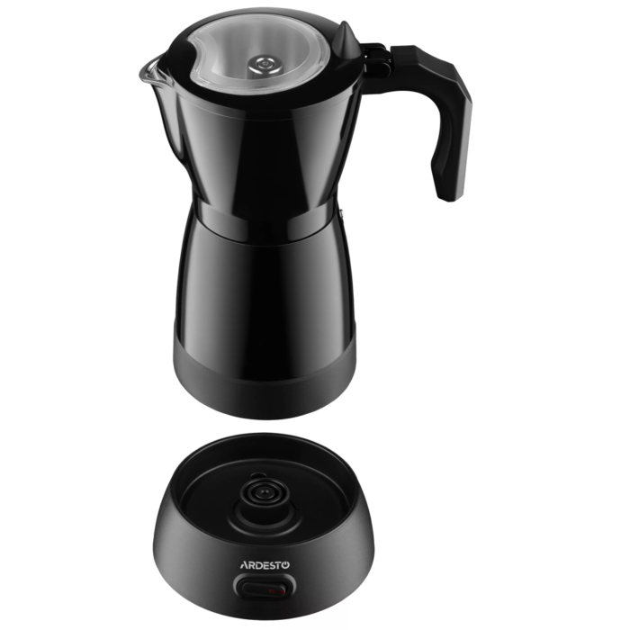 ARDESTO Coffee maker electric moka pot. 0.3l, ground, black (CMM-X300B)7