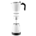 ARDESTO Coffee maker electric moka pot. 0.3l, ground, white (CMM-X300W)2