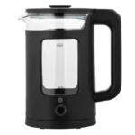 ARDESTO Electric kettle 1.5L, glass+plastic, black (EKL-T31GB)