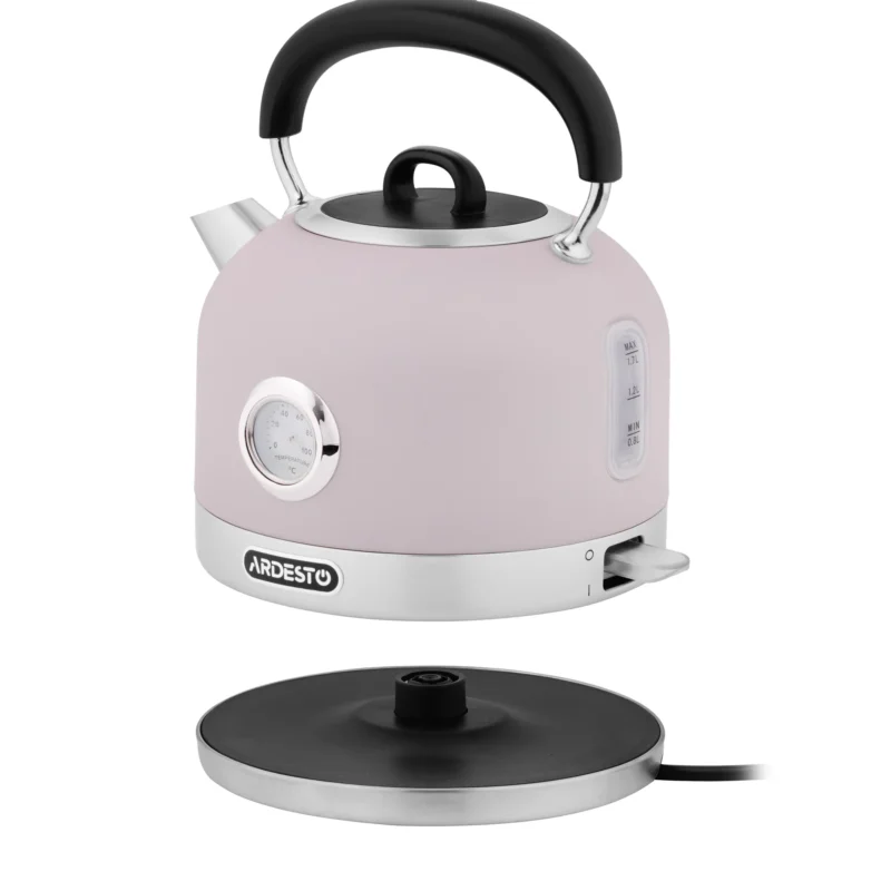 ARDESTO Electric kettle 1.7L, metal, matte, Otter, purple (EKL-F500L)4