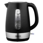 ARDESTO Electric kettle , 1.7L, plastic, matte, Strix, black-silver (EKL-F19B)2