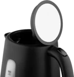 ARDESTO Electric kettle , 1.7L, plastic, matte, Strix, black-silver (EKL-F19B)3