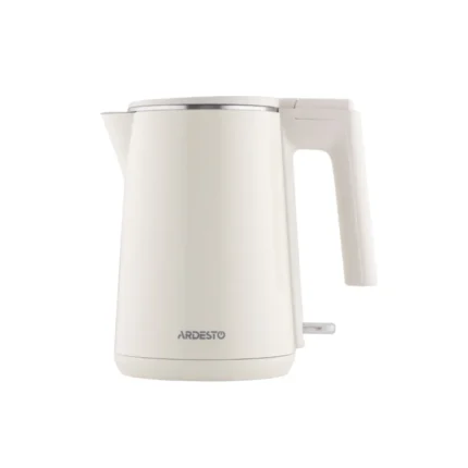 ARDESTO Electric kettle 1L, double-walled, Strix, beige (EKL-F1BG)
