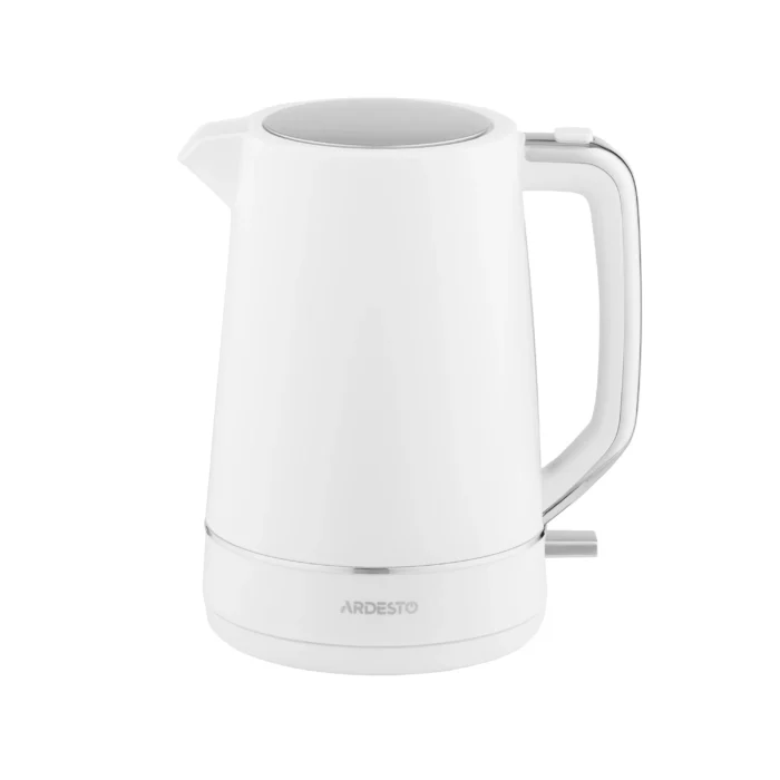ARDESTO Electric kettle Timeless Elegance, 1.7L, plastic, matte, Otter, white (EKL-450W)2