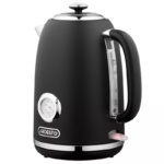 ARDESTO Electric kettle Vintage Dream, 1.8L, metal, matte, Strix, black (EKL-F410BM)2
