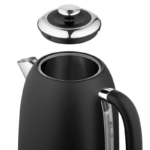 ARDESTO Electric kettle Vintage Dream, 1.8L, metal, matte, Strix, black (EKL-F410BM)4