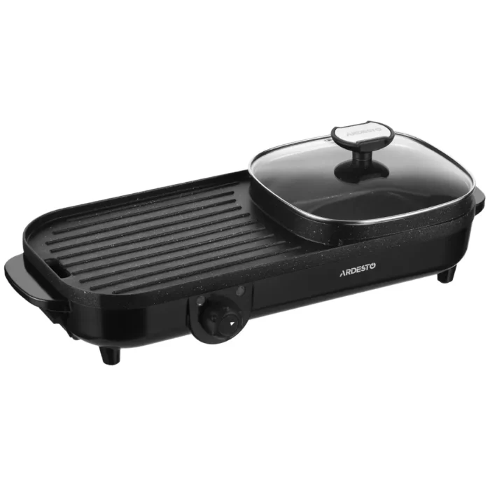 ARDESTO Grill BBQ 2in1, 1500W, temp. regimes-3, metal plastic, black (GHP-5BL)2