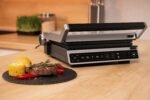 ARDESTO Grill clamping , 2000W, temp. regimes-6, removable plates, 180° opening, metal, silver (GK-STC20)2