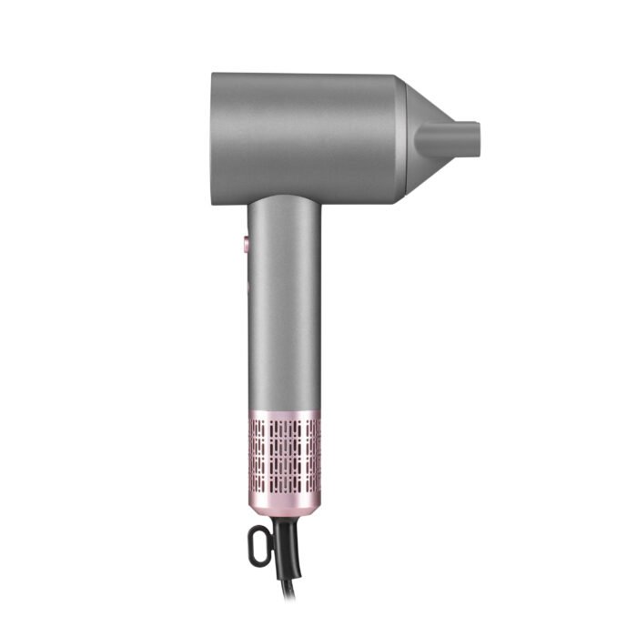 ARDESTO Hair Dryer Pink Tuch,1600W, 2 speeds, 3 temperature settings, ionization, diffuser, magnetic attachments, gray+pink (HD-R300PT)