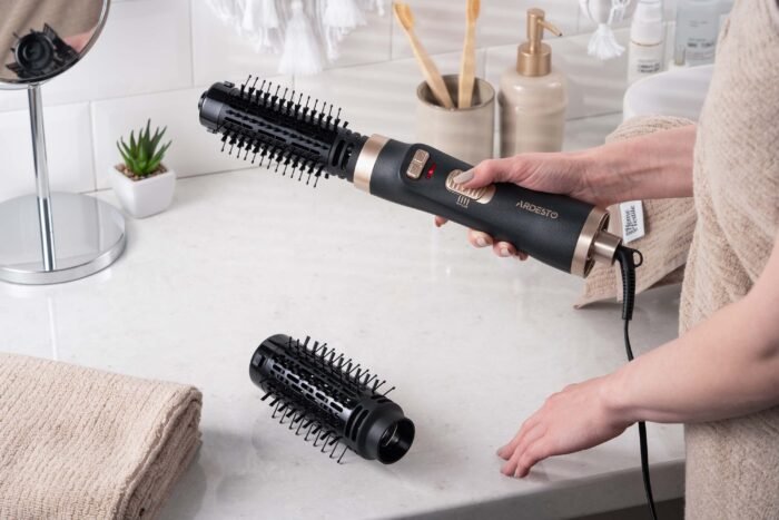ARDESTO Hair dryer brush Gemini, 1000W, 2 modes, black (HD-C100)2