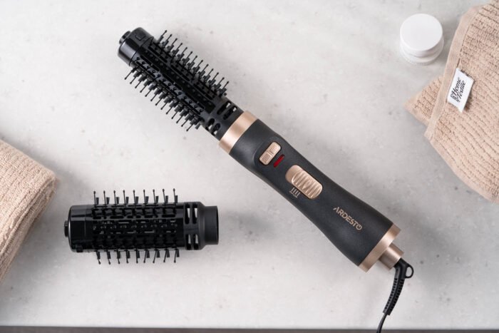 ARDESTO Hair dryer brush Gemini, 1000W, 2 modes, black (HD-C100)3