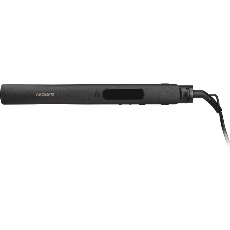 ARDESTO Hair straightener HS-615D, 50V, 110-230C, display, ceramics, black (HS-615D)4