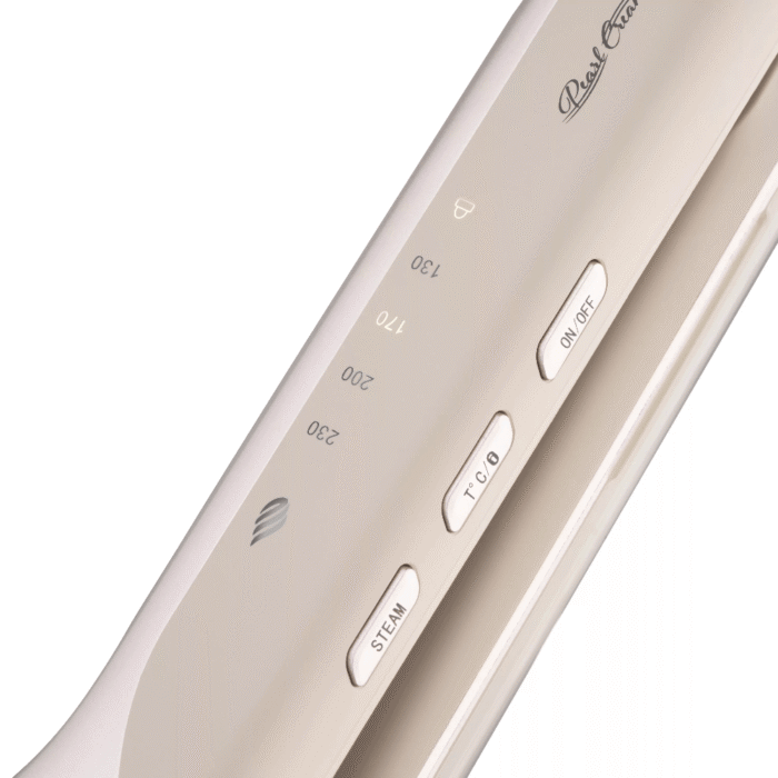 ARDESTO Hair straightener Pearl Cream, 50W, 140-230C, ceramics, beige (HS-Y701PERL)