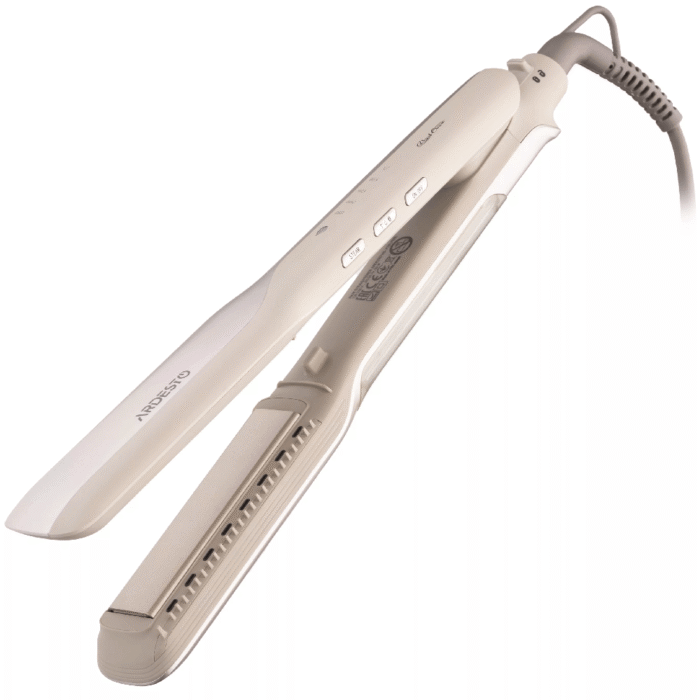 ARDESTO Hair straightener Pearl Cream, 50W, 140-230C, ceramics, beige (HS-Y701PERL)2