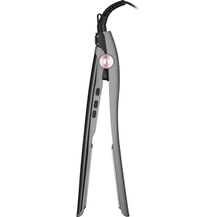 ARDESTO Hair straightener Pink Touch, 32W, 110-200C, ceramics, gray+pink (HS-R350PT)3