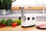 ARDESTO Meat grinder , 1600W, 1.6kg min, 3 cutting plates, sausages nozzle, plastik, white 3