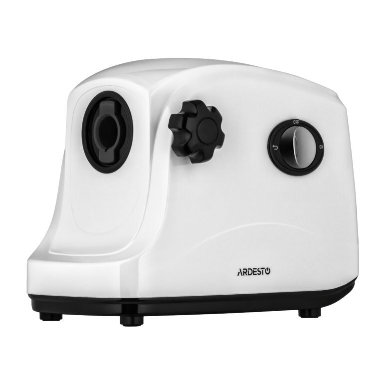 ARDESTO Meat grinder , 1600W, 1.6kg min, 3 cutting plates, sausages nozzle, plastik, white 6