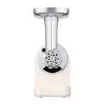 ARDESTO Meat grinder , 1800W, 2kg min, 3 cutting plates, sausages nozzle, plastik, beigе-silver (MGK-1800BG) 5